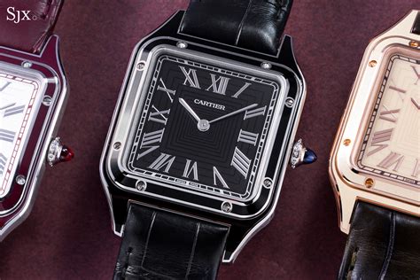 cartier santos lacquer dial|cartier santos dumont watches.